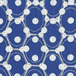 Bordado Lunares Fondo Azul - Ribes y Casals