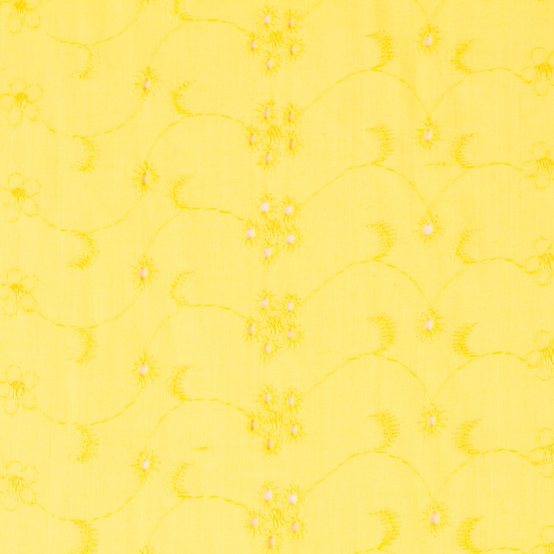 Bordado Suizo Flor Amarilla - Ribes y Casals