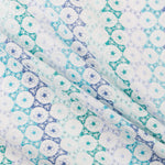 Bordado Suizo Flores Azules - Ribes y Casals