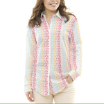 Bordado Suizo Flores Multicolor - Ribes y Casals