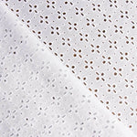 Retal Bordado Suizo Flor Blanca 200x145 cms - Ribes y Casals