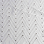 Bordado Suizo Chevron Blanco - Ribes y Casals