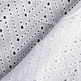 Bordado Suizo Chevron Blanco - Ribes y Casals