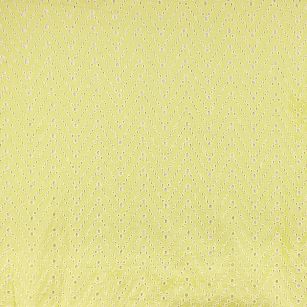 Bordado Suizo Chevron Amarillo - Ribes y Casals