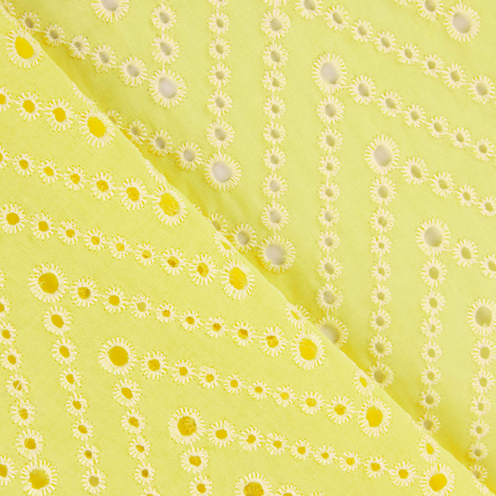 Bordado Suizo Chevron Amarillo - Ribes y Casals