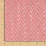 Bordado Suizo Chevron Coral - Ribes y Casals