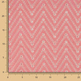 Bordado Suizo Chevron Coral - Ribes y Casals