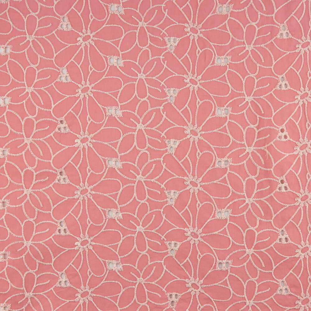 Bordado Suizo Margarita Coral - Ribes y Casals