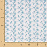 Bordado Suizo Mini Flor Azul - Ribes y Casals