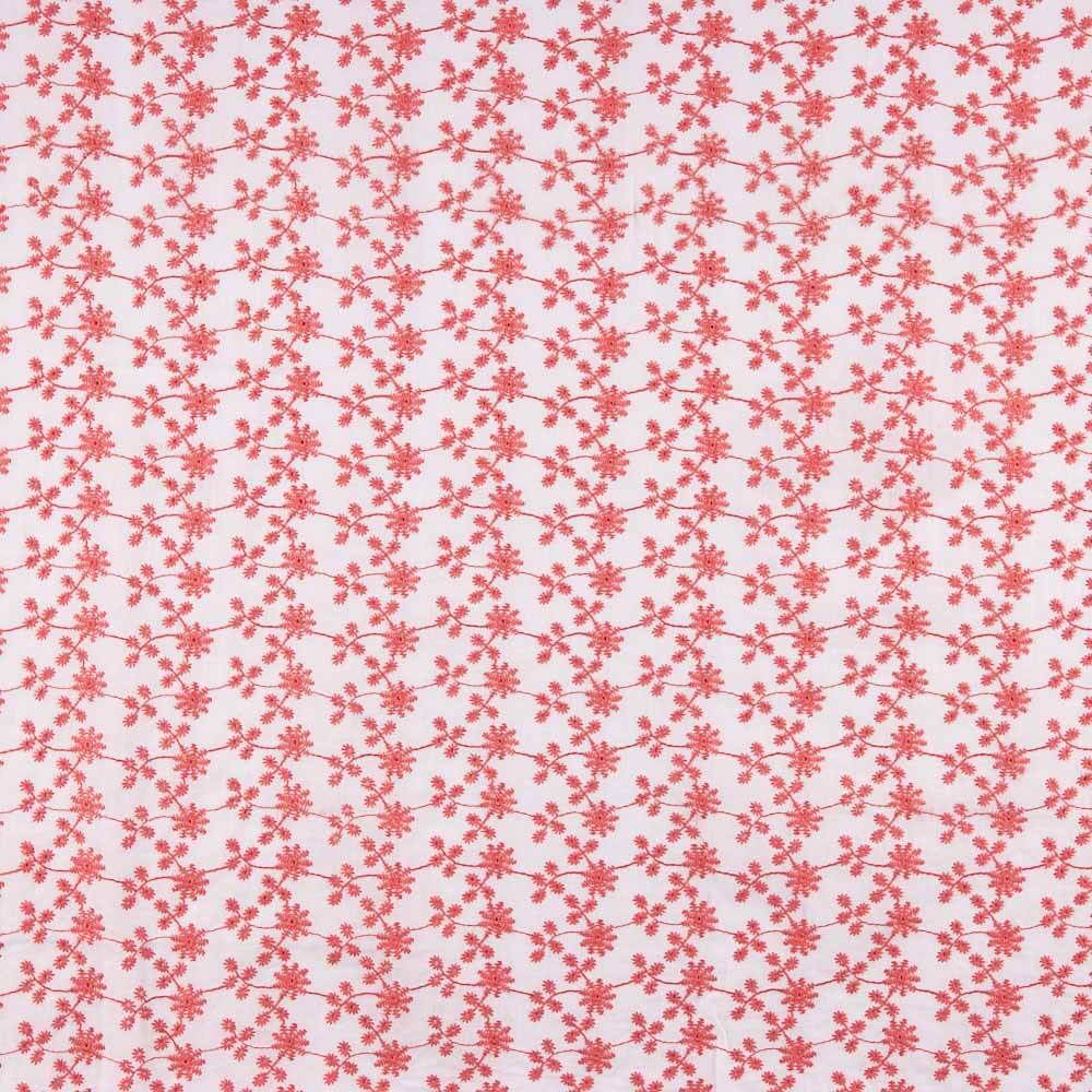 Bordado Suizo Mini Flor Coral - Ribes y Casals