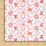 Bordado Suizo Margarita Margen Coral - Ribes y Casals