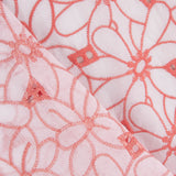 Bordado Suizo Margarita Margen Coral - Ribes y Casals