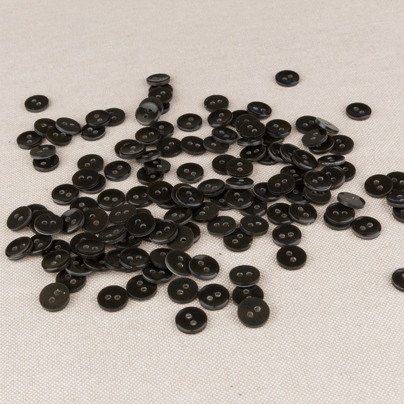 Botón Costura Negro 14mm - Ribes y Casals