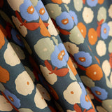 Popelín Algodón Flores Tera - Ribes y Casals