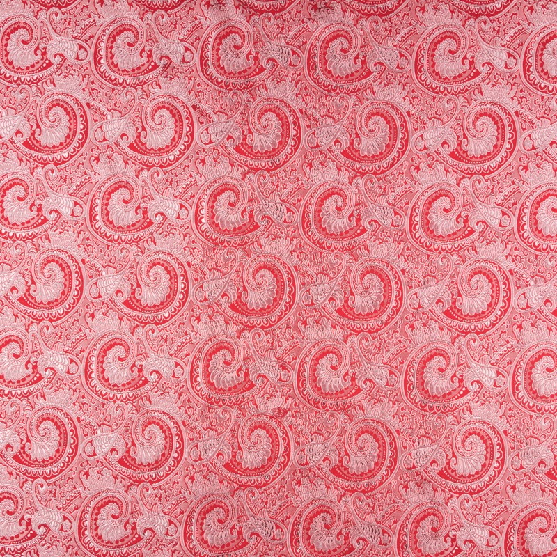 Brocado Fantasía Cachemir Rojo - Ribes y Casals