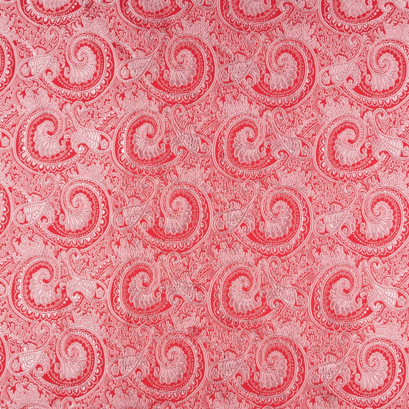Brocado Fantasía Cachemir Rojo - Ribes y Casals