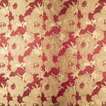 Brocado Fantasía Flor Vino - Ribes y Casals