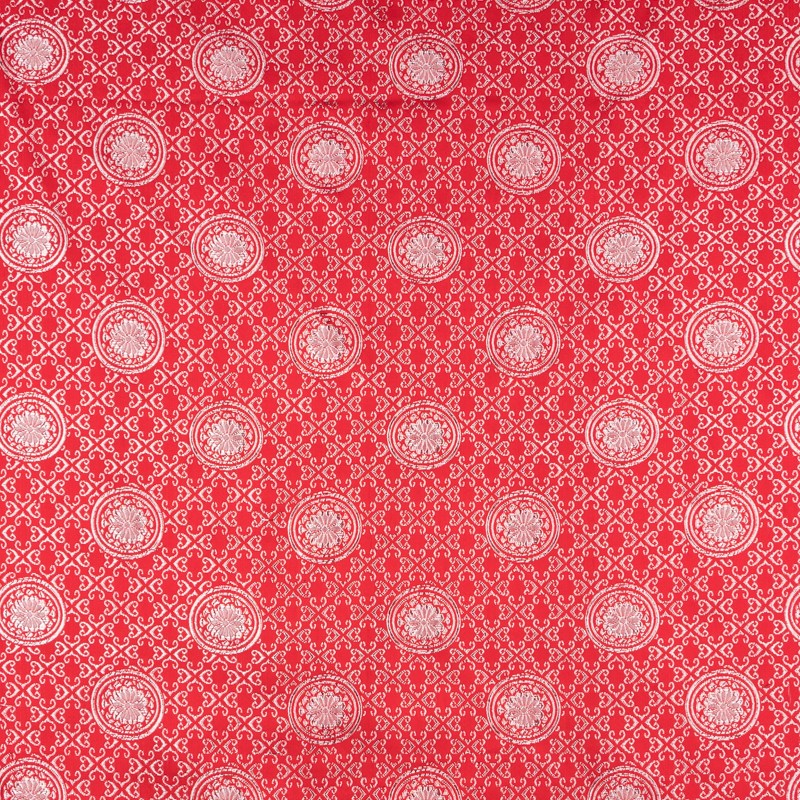 Brocado Fantasía Mosaico Rojo - Ribes y Casals