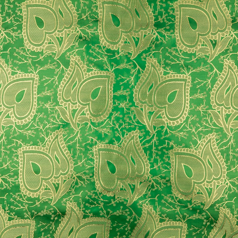 Brocado Fantasía Picas Verde - Ribes y Casals