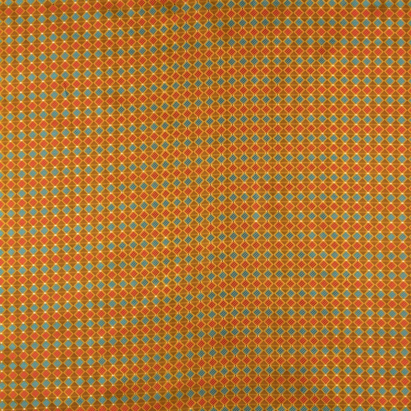 Brocado Fantasía Rombos Oro - Ribes y Casals