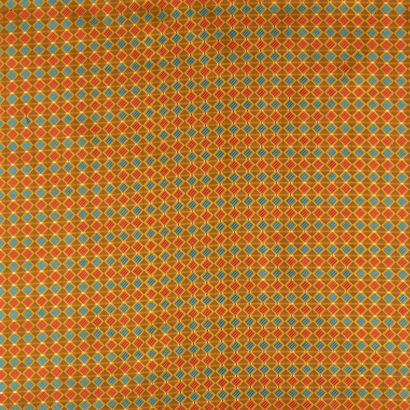 Brocado Fantasía Rombos Oro - Ribes y Casals