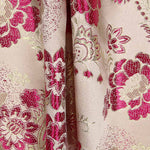 Brocado Lurex Floral Fucsia - Ribes y Casals