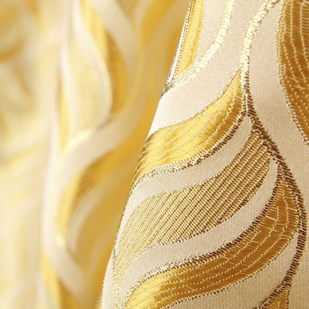 Brocado Lurex Ondas Amarilla - Ribes y Casals