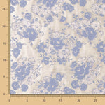 Brocado Flor Cretonero Azul Denim - Ribes y Casals