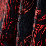 Brocado Lamé Rojo Bubble - Ribes y Casals