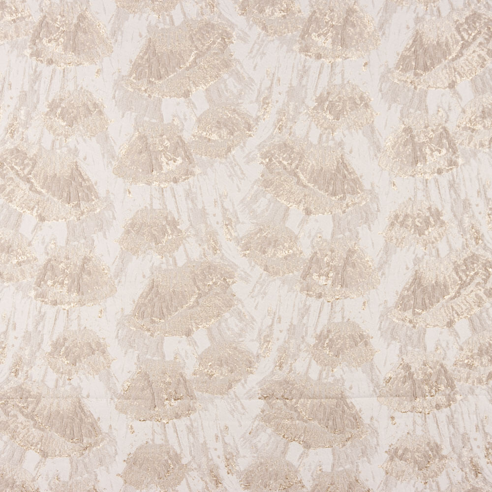 Brocado  Flor Amapola Oro - Ribes y Casals