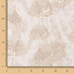 Brocado  Flor Amapola Oro - Ribes y Casals