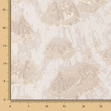 Brocado  Flor Amapola Oro - Ribes y Casals