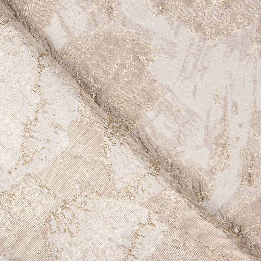 Brocado  Flor Amapola Oro - Ribes y Casals