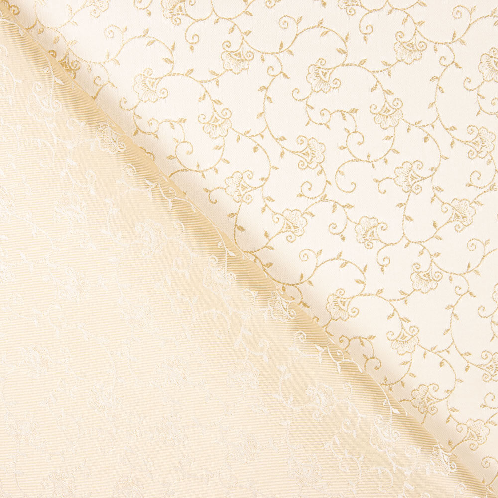 Brocado Flor Enredadera Oro - Ribes y Casals