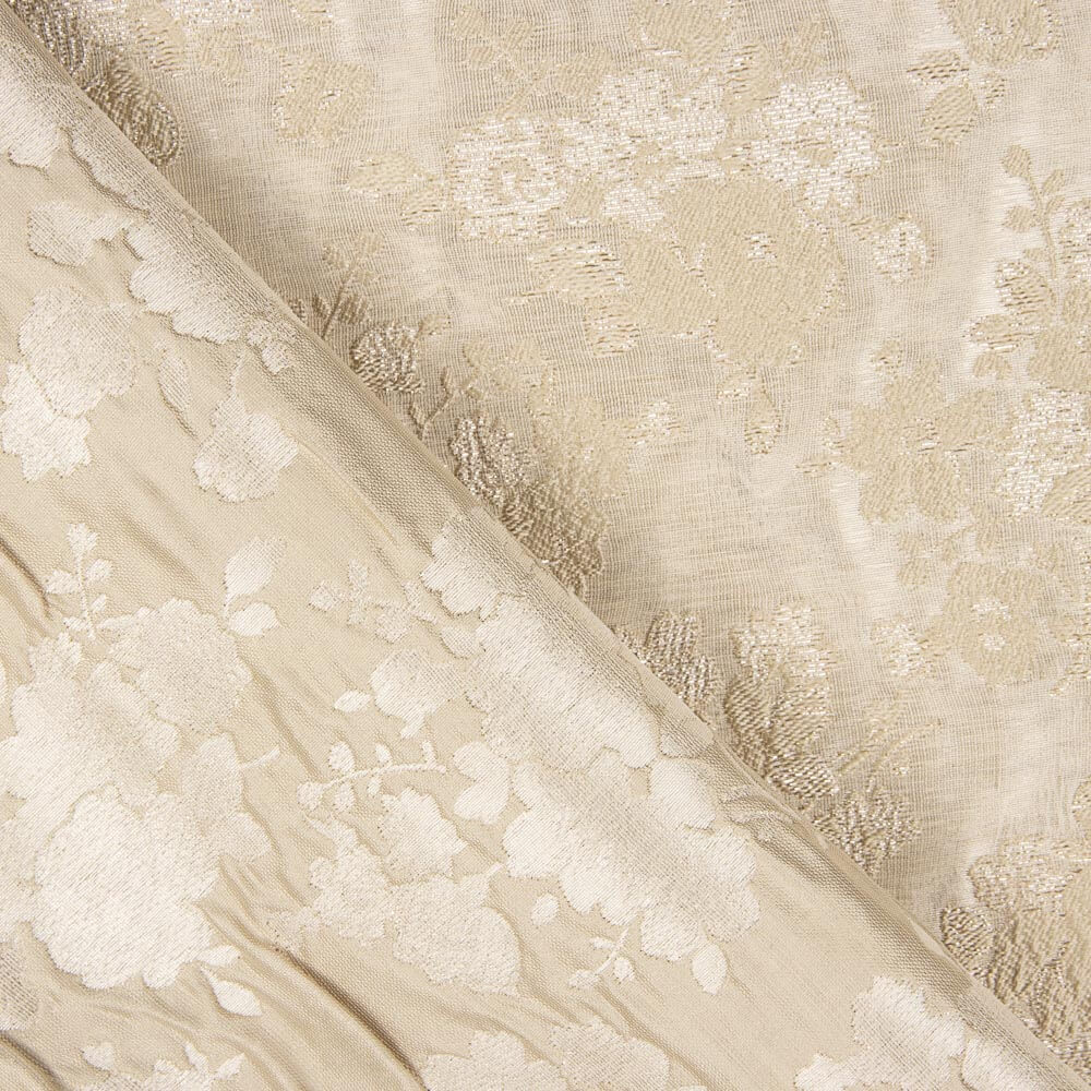 Brocado Flor Cretonero Oro - Ribes y Casals