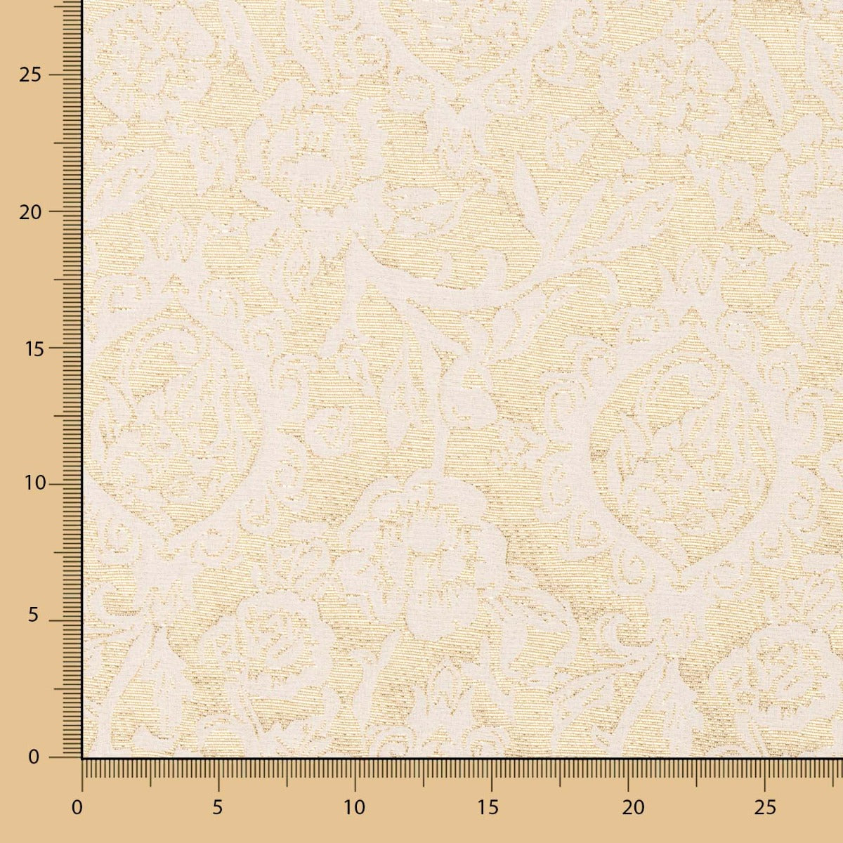 Brocado Geométrico Dorado - Ribes y Casals