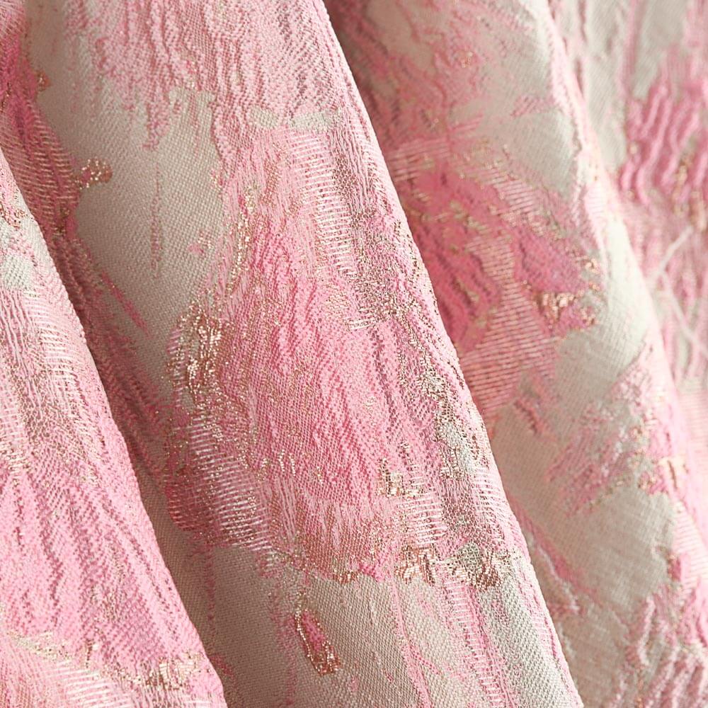 Brocado Flor Rosa Chicle - Ribes y Casals