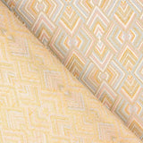 Brocado Geométrico Verde Claro - Ribes y Casals