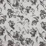 Brocado Flor Plata Negro - Ribes y Casals