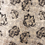 Brocado Lamé Flor Negro - Ribes y Casals