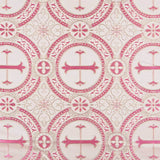 Brocado Lurex Cruz Fucsia - Ribes y Casals