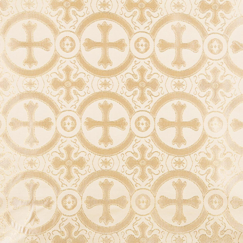 Brocado Lurex Cruz Oro - Ribes y Casals