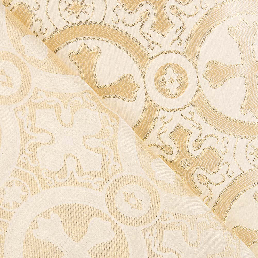 Brocado Lurex Cruz Oro - Ribes y Casals