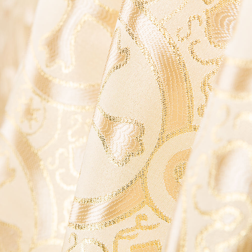 Brocado Lurex Cruz Oro - Ribes y Casals