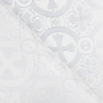 Brocado Lurex Cruz Plata - Ribes y Casals