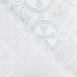 Brocado Lurex Cruz Plata - Ribes y Casals