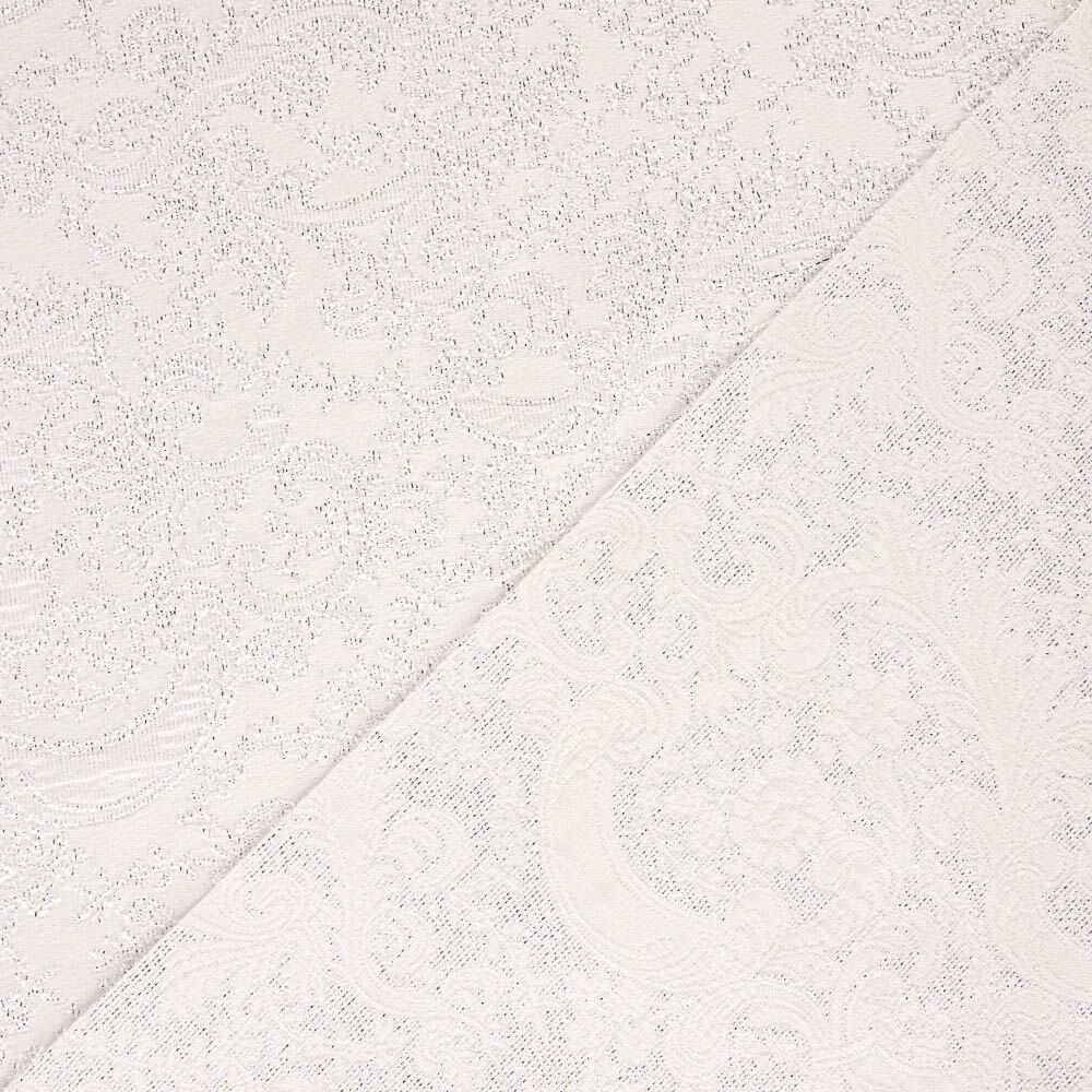 Brocado Lurex Plata Blanco - Ribes y Casals