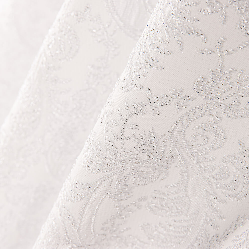 Brocado Lurex Plata Blanco - Ribes y Casals