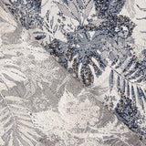 Brocado Hoja Tropical Azul - Ribes y Casals