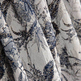 Brocado Hoja Tropical Azul - Ribes y Casals